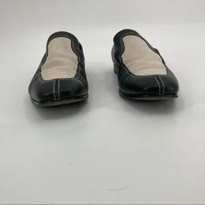 Gucci Men’s Black Leather / White Linen Loafer - Size 8D Gucci | Shoes | Gucci Mens Black Leather White Linen Loafer  main image 2
